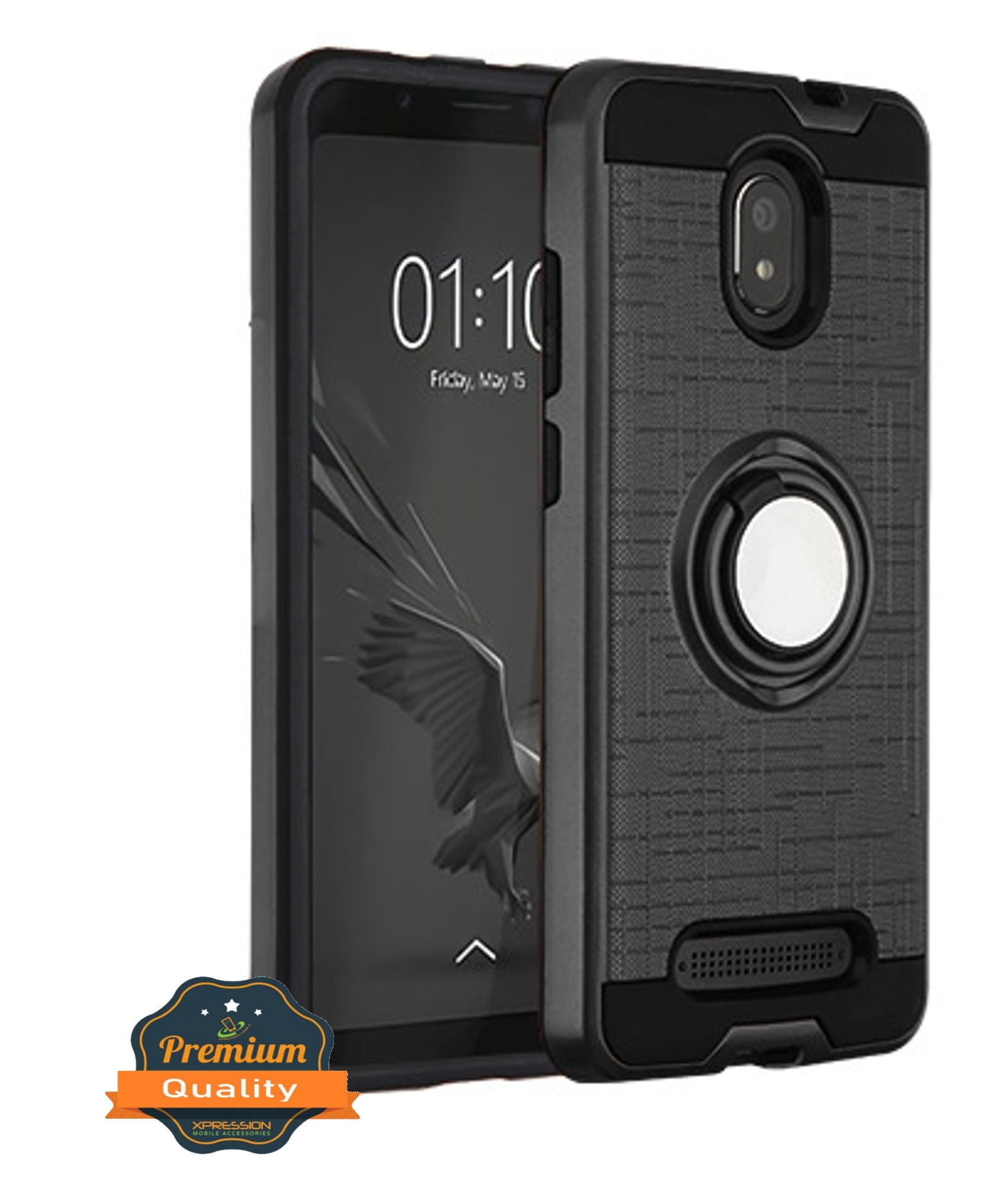 FOXX Foxxd Miro (L590) Phone Case with Ring Holder Kickstand, Hybrid