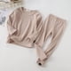 thumbnail image 2 of Pijamas de algodón para niños y niñas, ropa de dormir de color sólido, trajes de Navidad, otoño, 2 of 4