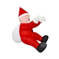 thumbnail image 1 of Papá Noel Inflable Grande Para Colgar De Navidad De 6,56 Pies Con Bolsa De Regalo, 1 of 8
