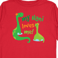 thumbnail image 4 of Inktastic My Nani Loves Me Grandson Dinosaur Boys Long Sleeve Toddler T-Shirt, 4 of 5