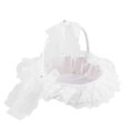 thumbnail image 4 of Cesta romántica de encaje con incrustaciones de diamantes para flores portátiles para ceremonias de boda, 4 of 8