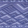 thumbnail image 1 of Ahgly Company Machine Washable Indoor Square Transitional Deep Periwinkle Purple Area Rugs, 7' Square, 1 of 7