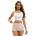thumbnail image 4 of DARING DIVA Women's High Waist Underwear Brief Butt Lifter Shapewear Panties Beige L, 4 of 6