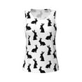 thumbnail image 6 of Sigee Black Rabbit for Women's Workout Tank Top,Running Tank Tops,Sleeveless Gym ClothesLarge, 6 of 8