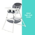 thumbnail image 3 of Baby Trend Flat Fold High Chair - Stellar Grey, 3 of 10