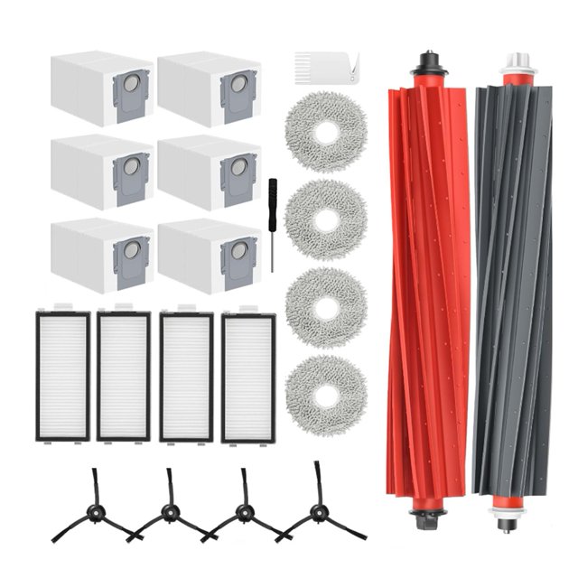 22 Piezas de Accesorios para Aspiradora Freo Z Ultra, Cepillo Lateral, Filtro HEPA, Mopa, Almohadilla y Bolsa para Polvo.
