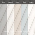 thumbnail image 5 of Regal Living Luxury Reversible Faux Fur Throw Blanket, Textured Stripe, White, 50" x 70'', 5 of 7