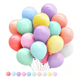 thumbnail image 1 of 100 Globos Redondos de Látex Pastel Multicolor de 12 Pulgadas para Cumpleaños Xtellar multicolor, 1 of 4