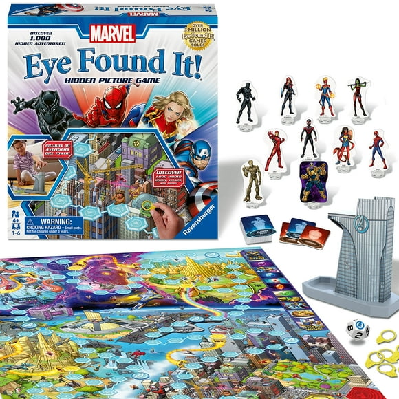 Juego de mesa Ravensburger Marvel Eye ¡Lo encontró! ¡Niños y adultos