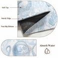 thumbnail image 6 of 5'x8' Area Rugs, Blue Coastal Octopus Indoor Outdoor Area Rug for Living Room Bedroom, Summer Watercolor Coral Washable Bathroom Rugs Kitchen Floor Carpet Mats Home Decor Aesthetic, 6 of 8