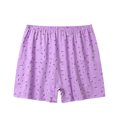 thumbnail image 2 of Somuwie Clearance Middle-aged and elderly women's underwear floral plus size plus size loose boxer briefs, 2 of 4