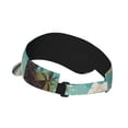 thumbnail image 2 of Fotbe Coastal Palm Beach Visera Deportiva con Diseño, Gorra Abierta Ajustable de Algodón para Mujer y Hombre, 2 of 7