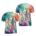 thumbnail image 3 of Funny Watercolor Adorable Australian Cattle Dog Peeking Through Torn Paper Effect All Over Print 3D Shirt Unisex Merch Heeler Lover Gifts - 00026, 3 of 6