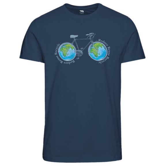 Nature Tshirts Mens| Reduce Reuse Recycle Printed Shirt