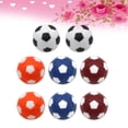 thumbnail image 1 of FESTFENDS 8pcs Table Soccer Game Tabletop Football Soccer Assorted Color Football Balls Replacing, 1 of 6