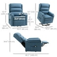 thumbnail image 3 of HOMCOM Fauteuil Inclinable Releveur pour Aînés Fauteuil Inclinable avec Poches, 3 of 10