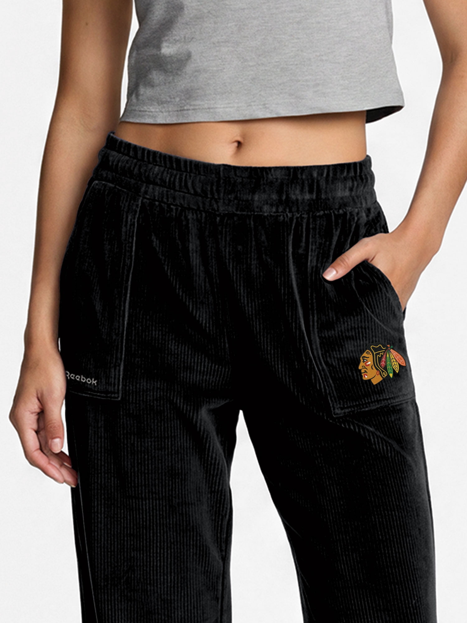 Chicago Blackhawks Reebok Womens Fashion Fit Fleece Pant