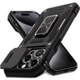 thumbnail image 1 of Shockproof Heavy Duty Hard Phone Case with Metal Holder for 16 Pro Max 15 Pro Max 14 Pro Max, 1 of 5