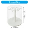 thumbnail image 5 of Clear Rotating Display Case Stackable Storage Box Dustproof For Collections, 5 of 11