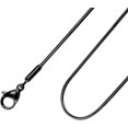 thumbnail image 3 of Collar de cadena de serpiente de acero inoxidable de 1,2 mm para hombres y mujeres, 16-28 pulgadas, 3 of 5