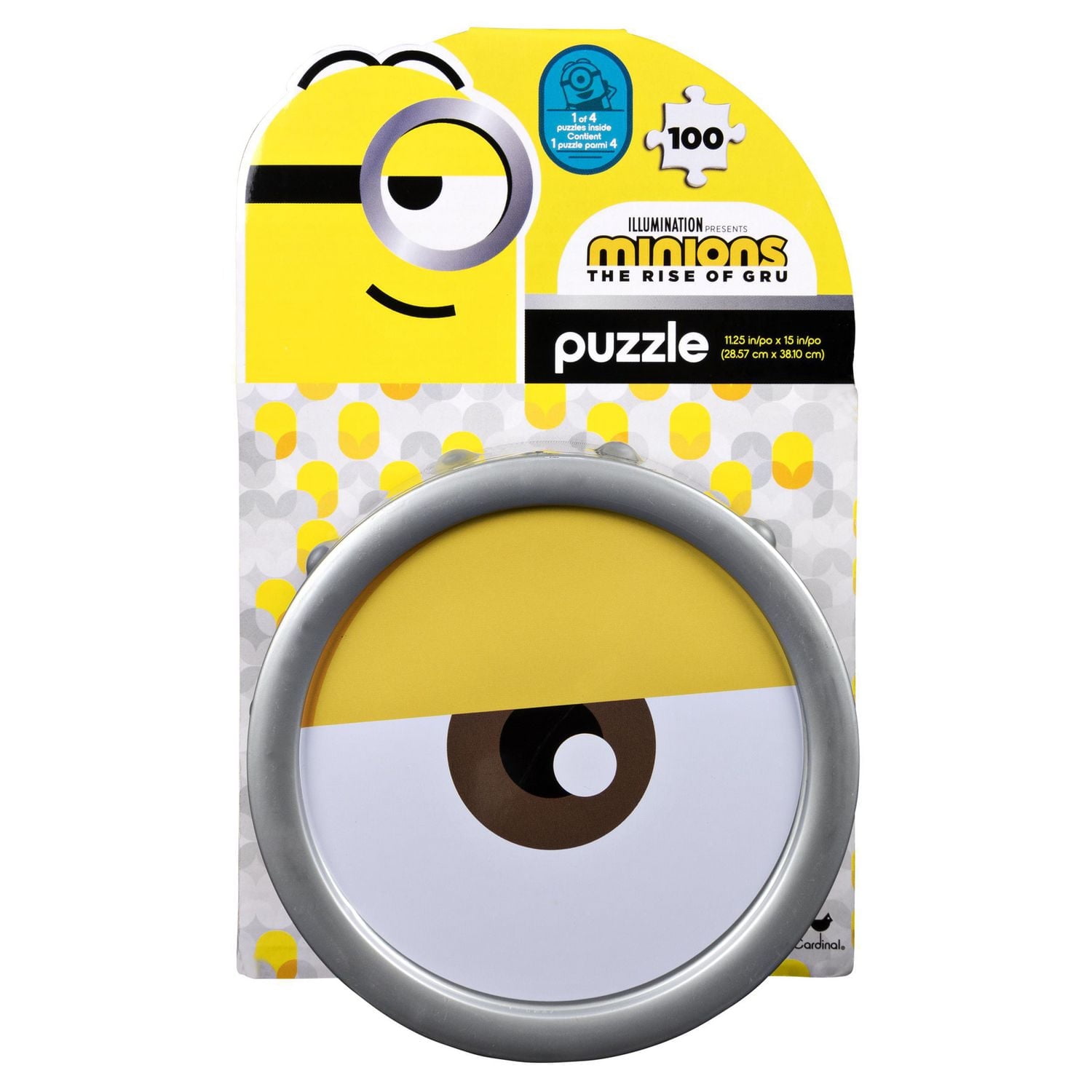 Minions 2 - Puzzle de 48 pièces dans une boîte de rangement en forme de cœur