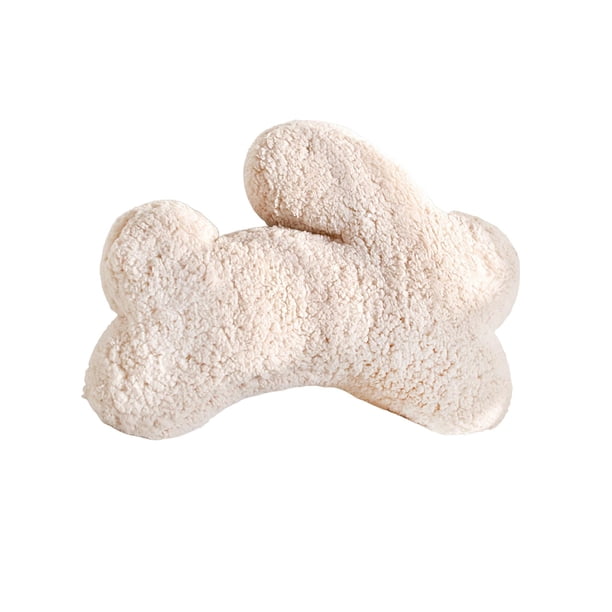 Almohada de peluche decorativa para viaje, ideal para acurrucarse en casa. Café ligero