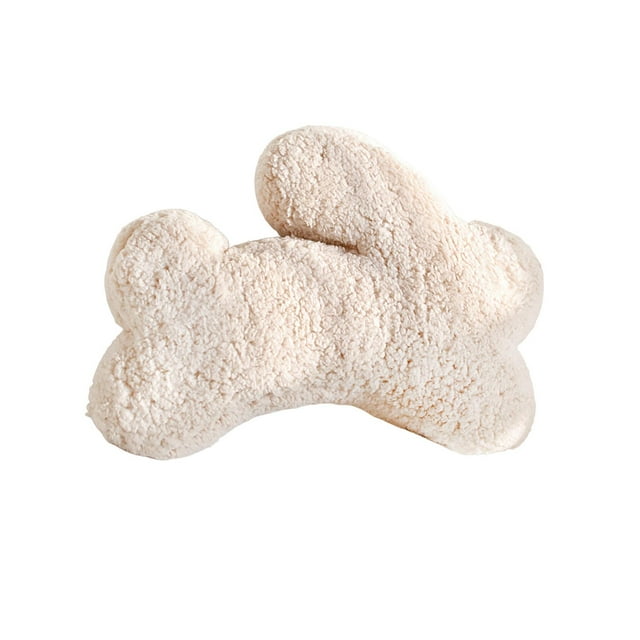 Almohada de peluche decorativa para viaje, ideal para acurrucarse en casa. Café ligero