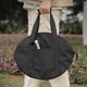thumbnail image 5 of Bolsa para sartén de hierro fundido duradera, funda para sartén, funda impermeable para chef, sartén para parrilla Negro, 5 of 9