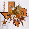 thumbnail image 3 of CafePress - Texas Cowboy & Longhorn Fitted T Shirt - Fitted T-Shirt, Vintage Fit Soft Cotton Tee, 3 of 4
