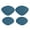 B, variant on Xoxingysm Stickers Heel Hole Repair Sticker 2 Pairs Adhesive Shoe Hole Patch Sticker Shoe Hole Repair Patch Sticker for Sneakers Leather Shoes High Heels, 4Pc Repair Sticker