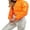 Orange, variant on Felcia Winter Down Jacket Women Neon Color Cropped Puffer Jacket Outwear Bubble Coat