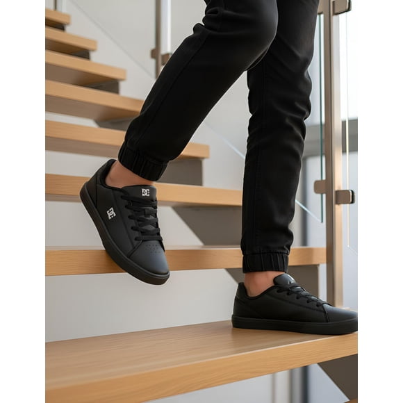 Tenis Dc Shoes Notch Para Niños Color Negro Modelo ADBS300361BLK