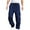 001 Navy, variant on Qgtaibl Baggy Cargo Pants for Men Casual Elastic Waist Wide Leg Athletic Pant Outdoor Multi-Pockets Running Hiking Joggers Gray (Mens M)