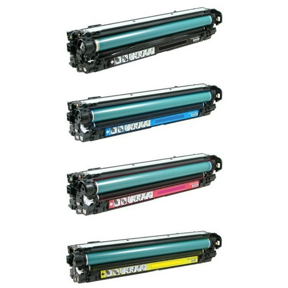 PrinterDash Compatible Replacement for LBP-9100CDN/LBP-9500CDN/LBP-9600CDN High Yield Toner Cartridge Combo Pack (BK/C/M/Y) (CRG-122HMP)