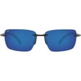 thumbnail image 2 of Unisex Gulf Shore, Blue Mirror/Shiny Black Frame, OS, 2 of 7