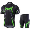 thumbnail image 1 of LIXADA Conjunto de tela de ciclismo Shorts de camisa de ciclismo Conjunto de manga corta de biciclet Lixada Conjunto de jersey de ciclismo, 1 of 7