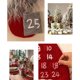 thumbnail image 5 of Calendario de Adviento navideño Colgante enano Calendario de Adviento con bolsillos para 25 días Calendario de Adviento reutilizable con cuenta atrás, 5 of 6