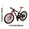 thumbnail image 3 of Iumwxz Reduced Price Alloy Racing Bicycle Toy Bike for Vehicle Home Decoration Toys Christmas Gifts home decor christmas clearance outdoors indoor, 3 of 5