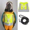 thumbnail image 2 of Primegos Bird Flight Harness Vest Parrot Suit with Leash Reflective Vest Bird Clothes for Cockatiels Conures Budgies Parrot Flying Training Clothes Leash Set, 2 of 7