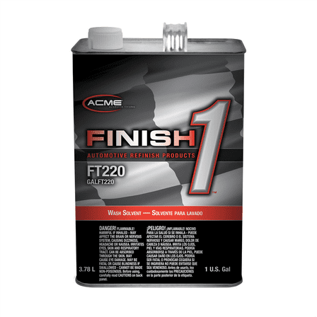 Finish 1 Automotive Refinish Products FT220-1 Economy Lacquer Thinner, 1 gal Can, 420 g/L, Liquid