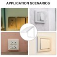 thumbnail image 2 of MOVTOTOP Ultra Thin Waterproof Adhesive Cover for Doorbell Button Protection Switch Guard Replacement 1 Set Light Switch Cover, 2 of 7