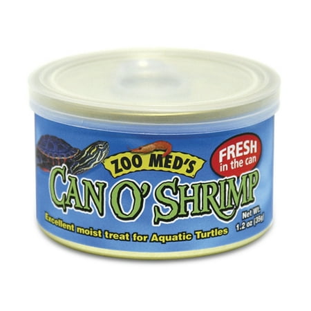 Zoo Med Can O' Shrimp (1.2 oz - Canned Freshwater (Best Shrimp For Freshwater Aquarium)