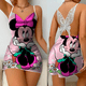 thumbnail image 5 of Mini vestido pijama falda lazo nudo vestidos de fiesta superficie satinada Minnie Mouse Disney Mickey moda mujer verano 2024 mujeres elegantes, 5 of 5