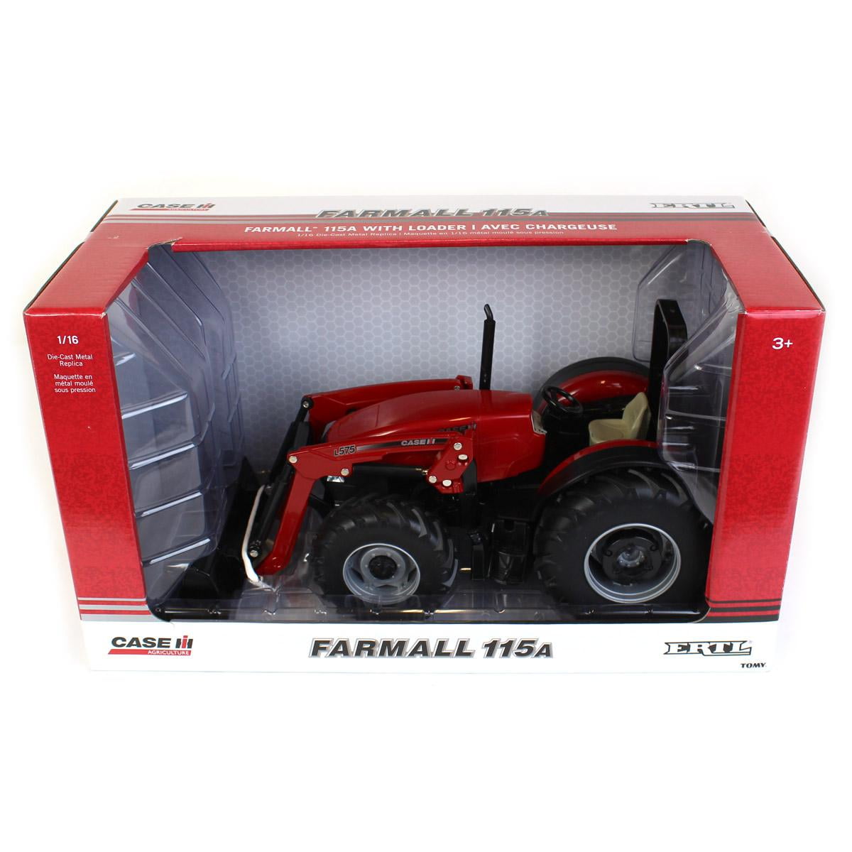 ERTL 1/16 Case IH Farmall 115A Tractor with L575 Loader 