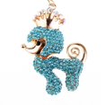 thumbnail image 3 of Lvero de Rhinestone Colgante para de Bolsa - Forma Perro Caniche / Sapo para Selección Hugo Caniche perro llaveros colgantes, 3 of 8