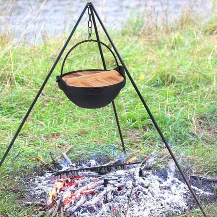 IBASETOY Camping Cookware Set with Round Design Cooking Pot for Picnics 1 Set