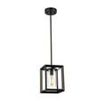 thumbnail image 1 of 7 in. Shade Lighting Ironclad Industrial Style 1 Light Ceiling Mini Pendant - Oil Rubbed Bronze, 1 of 1