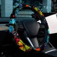thumbnail image 6 of Butterfly 14.5 Inch Printing PVC Leather Car Wheel Cover Auto Accessories Steering Wheel Covers, 6 of 6