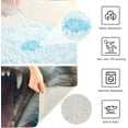 thumbnail image 7 of SKYSONIC Toiletry Mat Roaring Cat Print, Fluffy Plush Absorbent Bath Rugs Carpet with Non Slip Bottom for Bathroom Floor Toilet Tub and Shower, 7 of 7