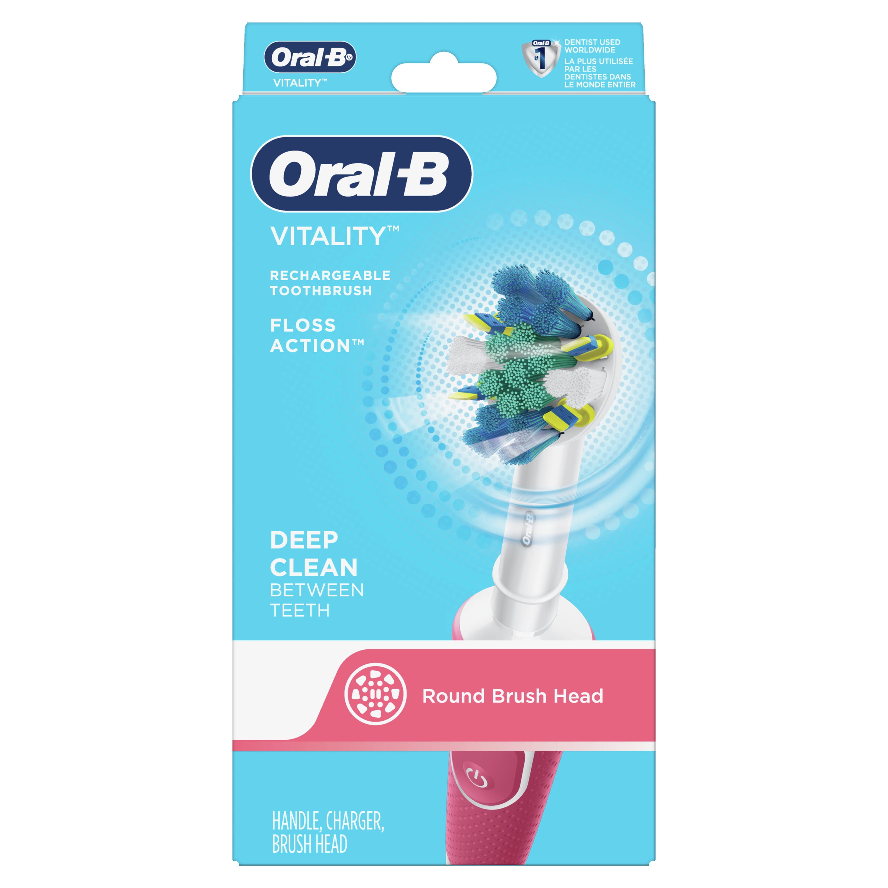 oral b vitality plus pink